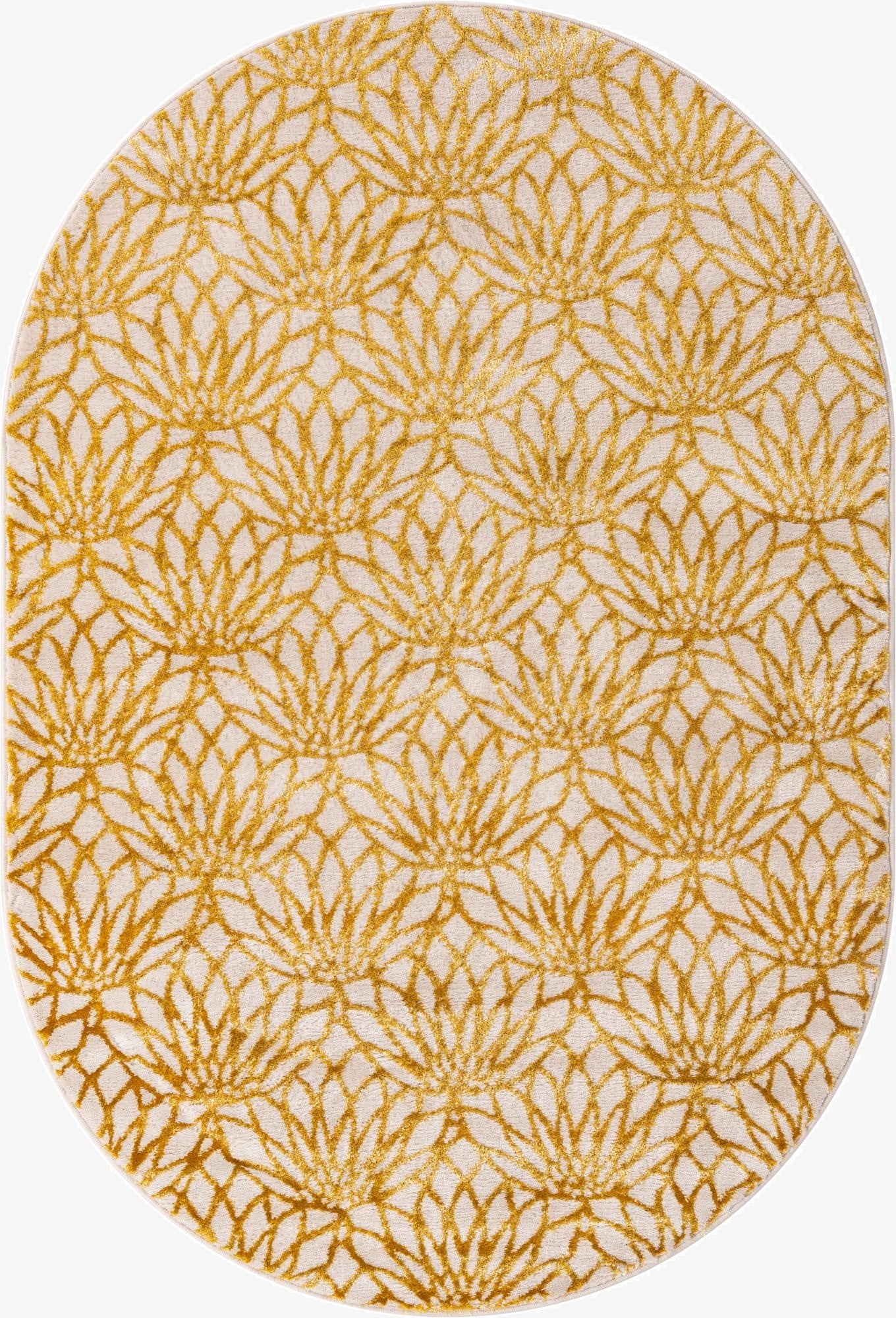  4' x 6'  Marilyn Monroe&trade; Glam Dahlia Oval Rug