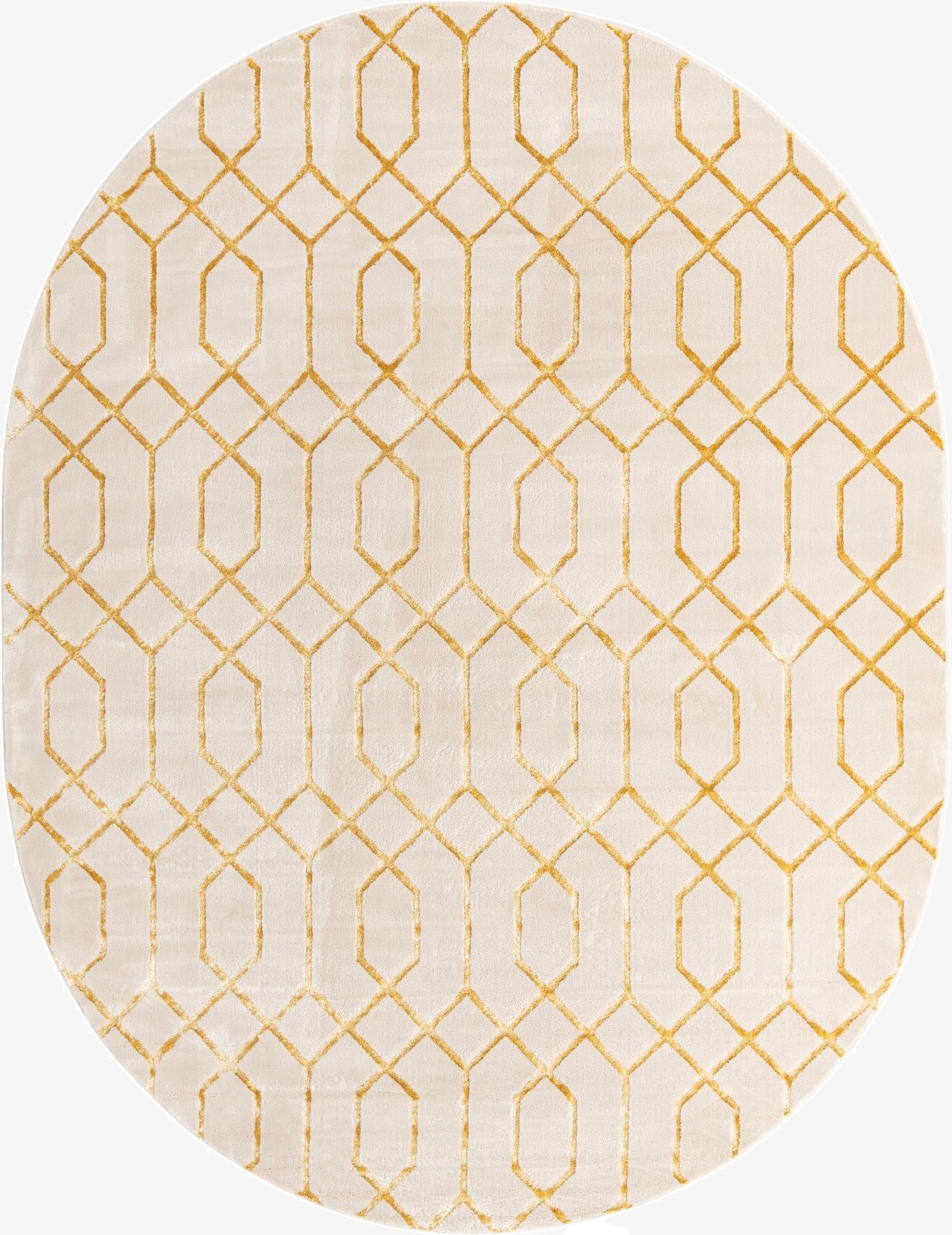  7' 10 x 10'  Marilyn Monroe&trade; Glam Trellis Oval Rug