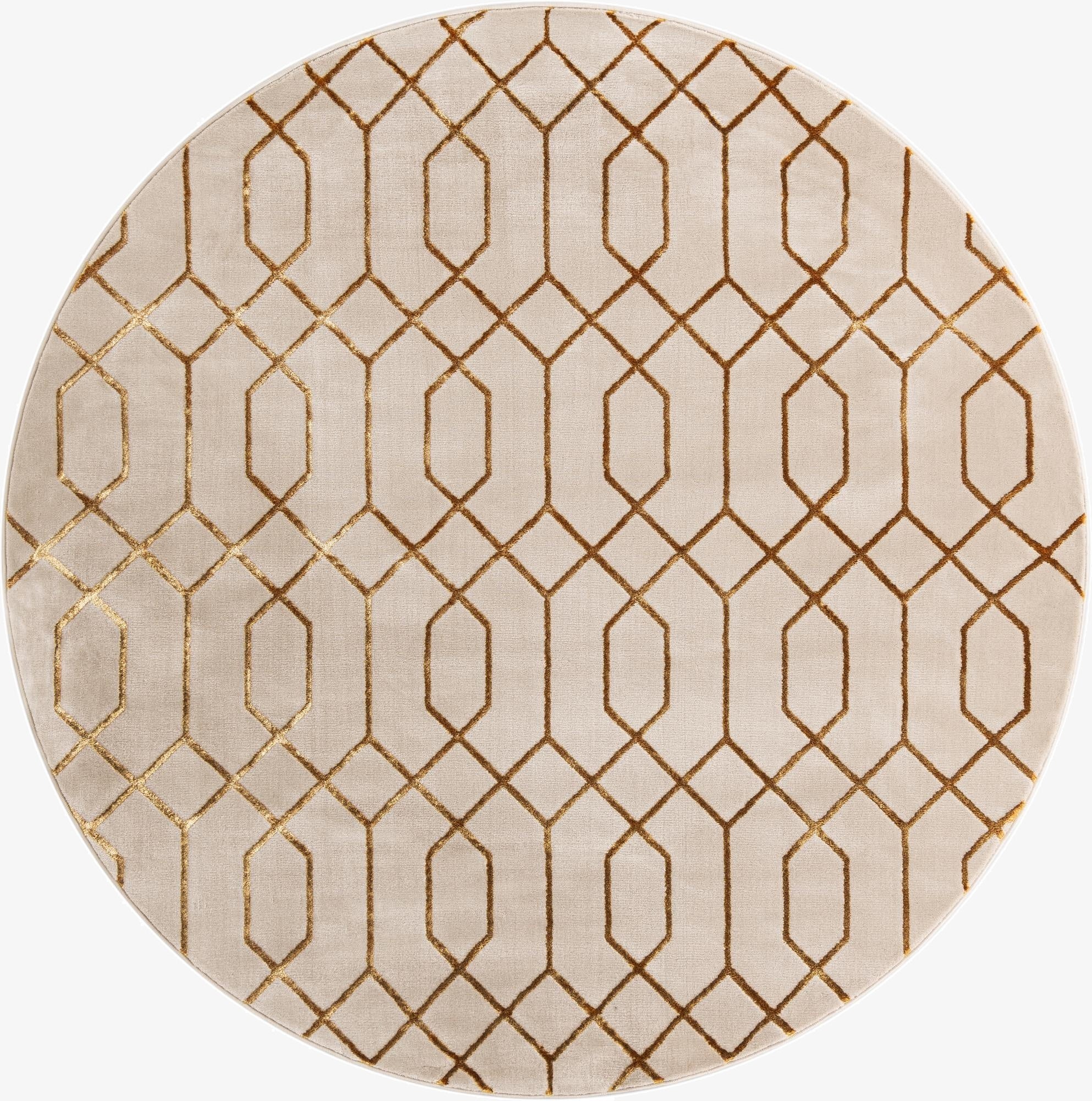 7' 10 x 7' 10  Marilyn Monroe&trade; Glam Trellis Round Rug