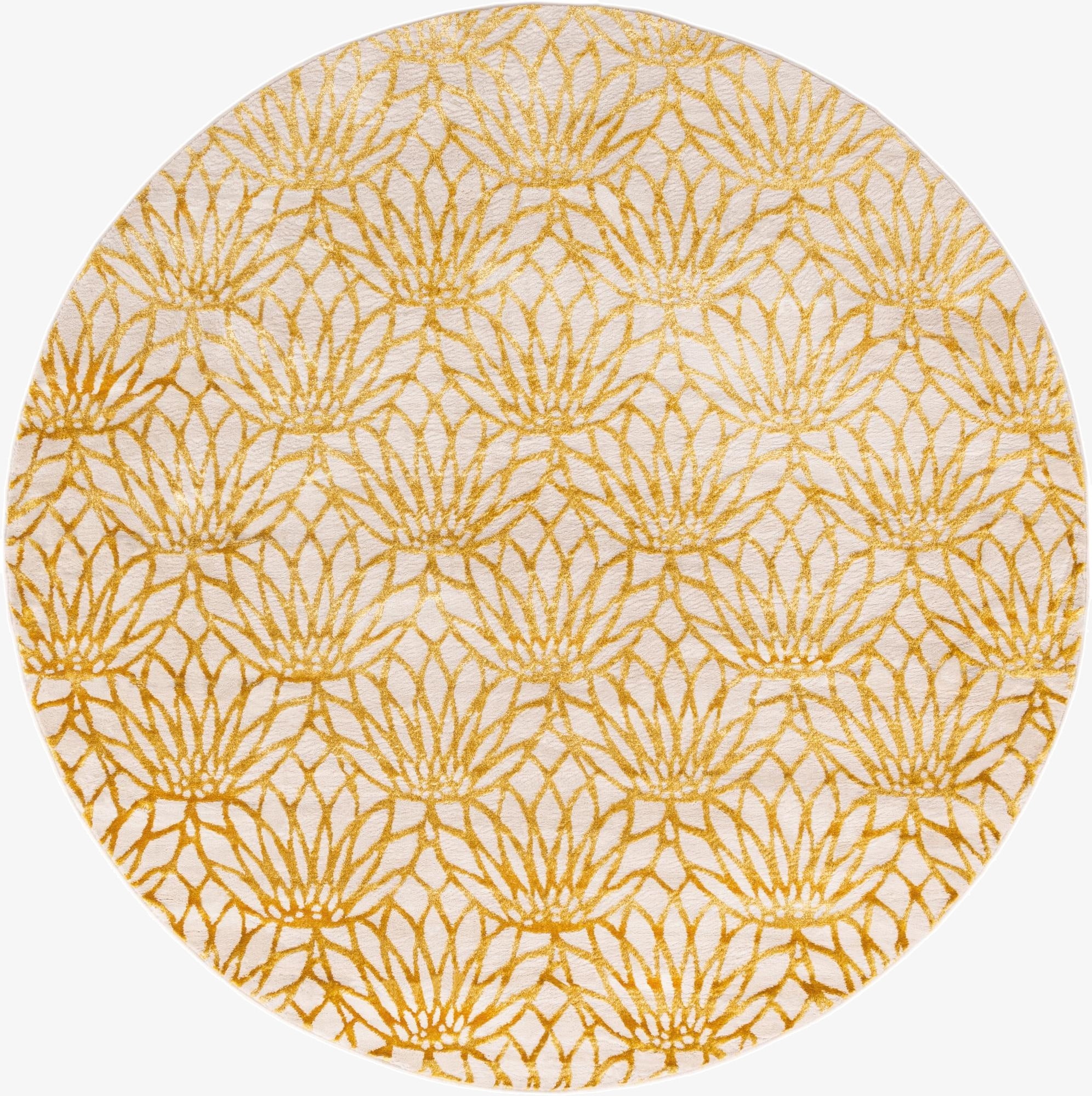  7' 10 x 7' 10  Marilyn Monroe&trade; Glam Dahlia Round Rug