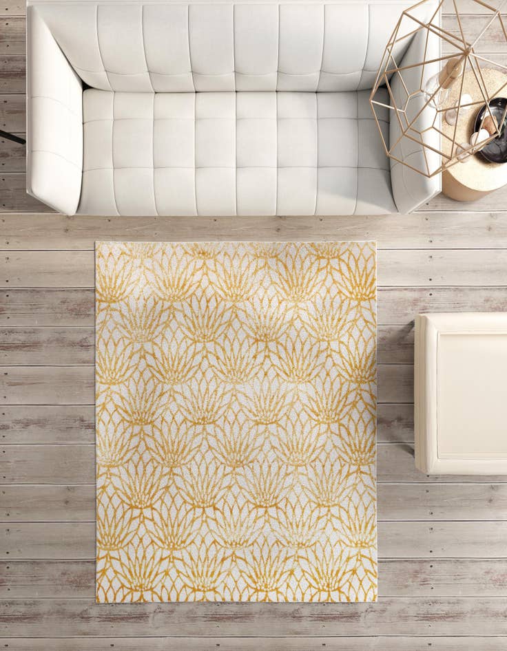 Detail image of  7' 10 x 7' 10  Marilyn Monroe&trade; Glam Dahlia Square Rug