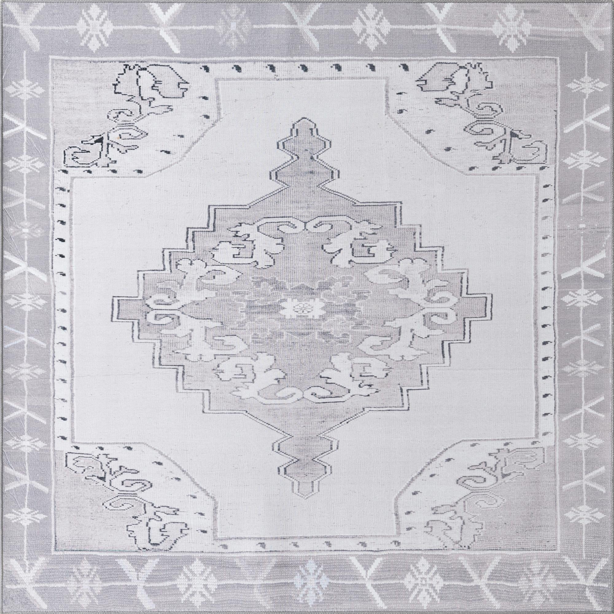 Rug white Gray Swatch link