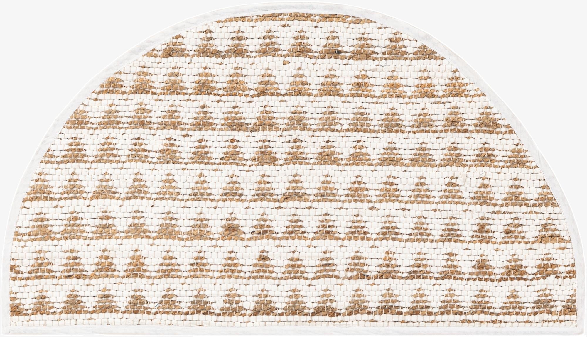  2' 2 x 3' 7  Hand Woven Chindi Jute Hearth Rug