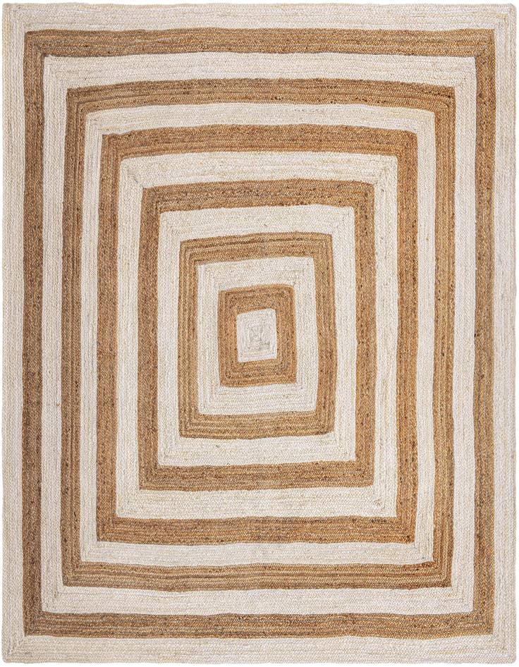 Detail image of  10' x 10'  Hand Braided Jute Square Rug