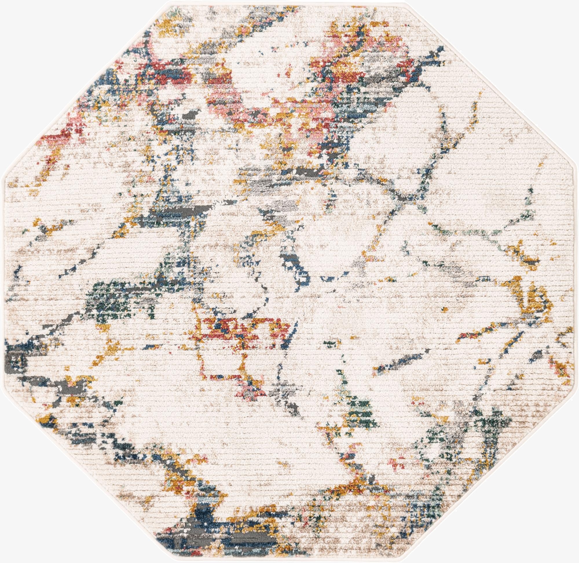  4' x 4' Gemstone Octagon Rug