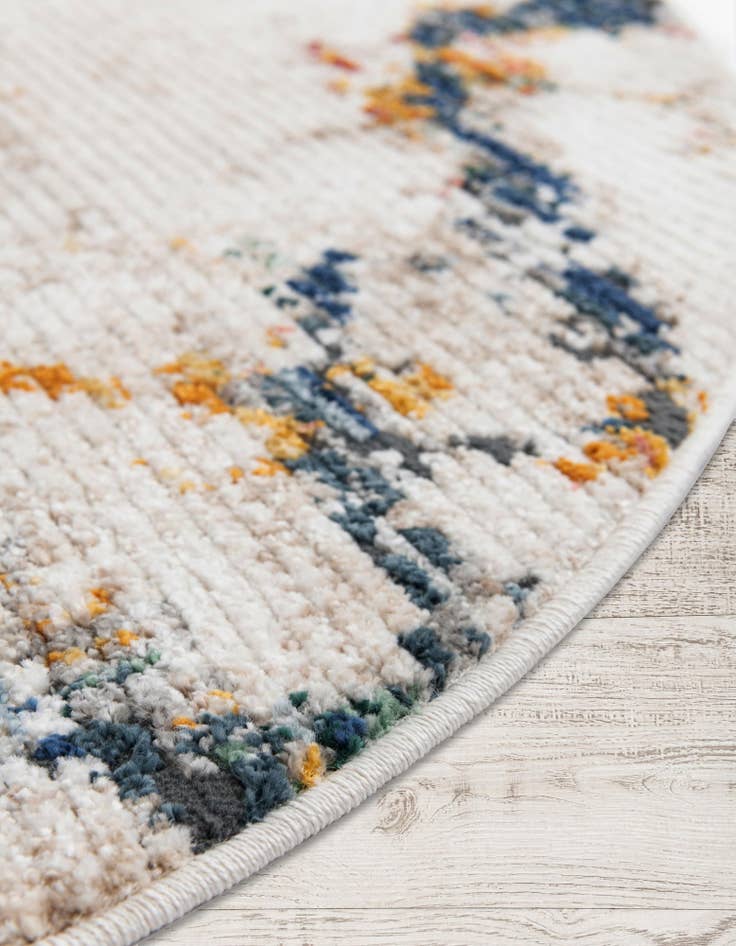 Detail image of  7' 10 x 10' 2 Gemstone Oval Rug
