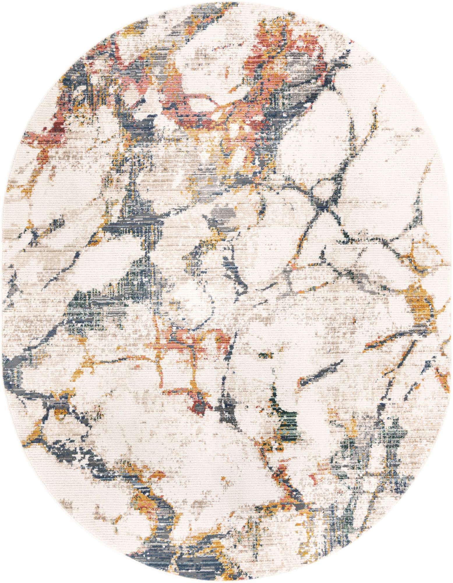 Primary image  7' 10 x 10' 2 Gemstone Oval Rug