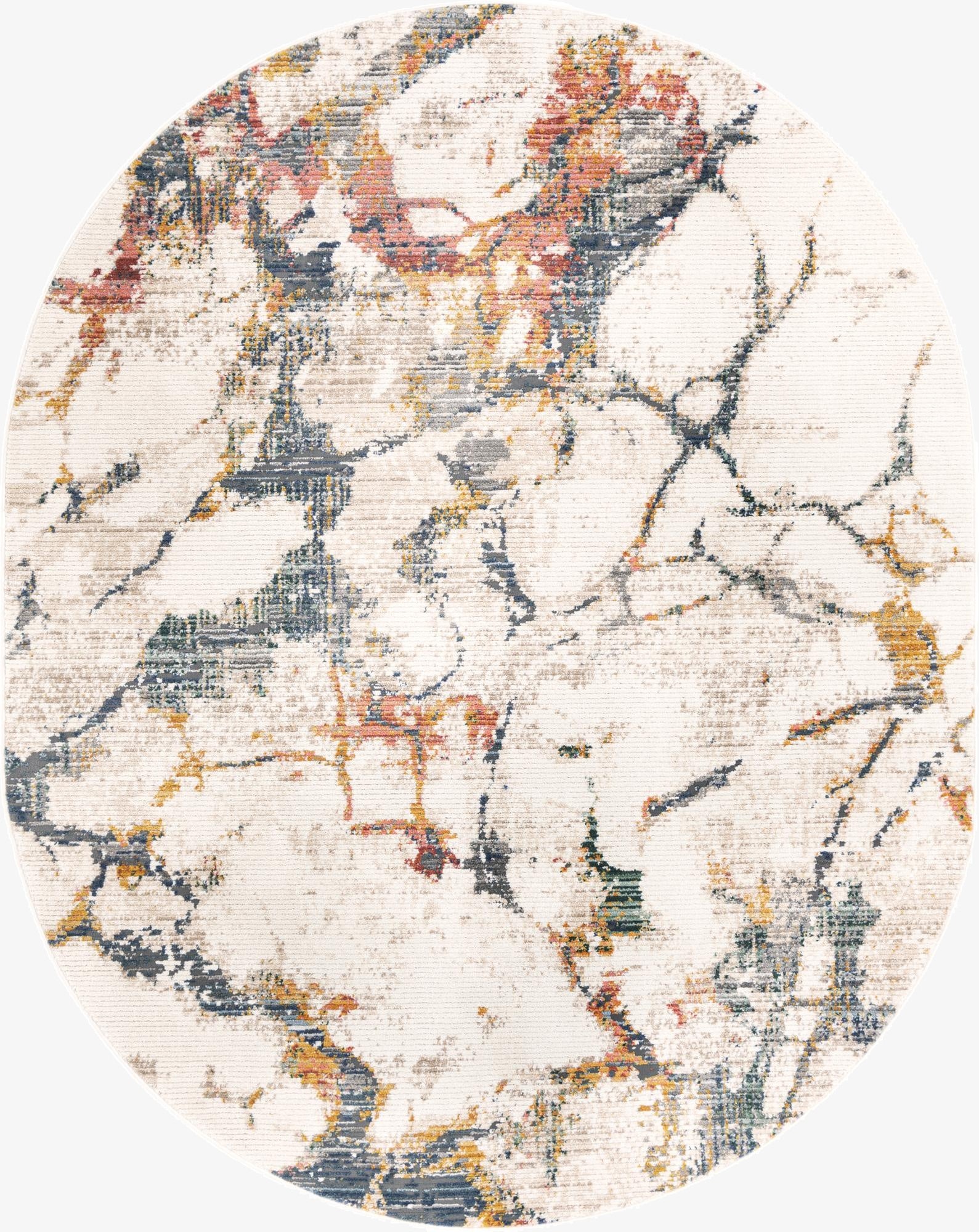 Primary image  7' 10 x 10' 2 Gemstone Oval Rug