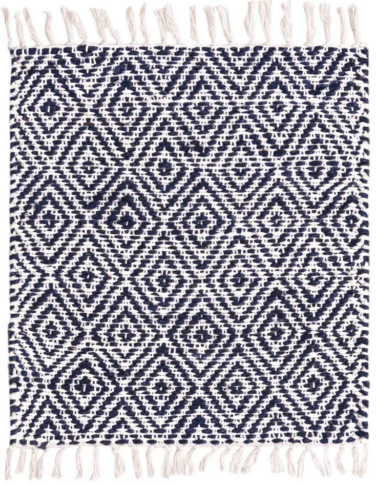 Detail image of  2' x 3' 1  Hand Woven Braided Jute Rug