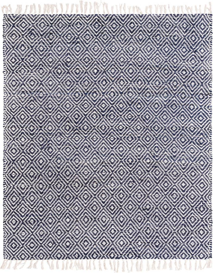 Detail image of  5' 1 x 8'  Hand Woven Braided Jute Rug