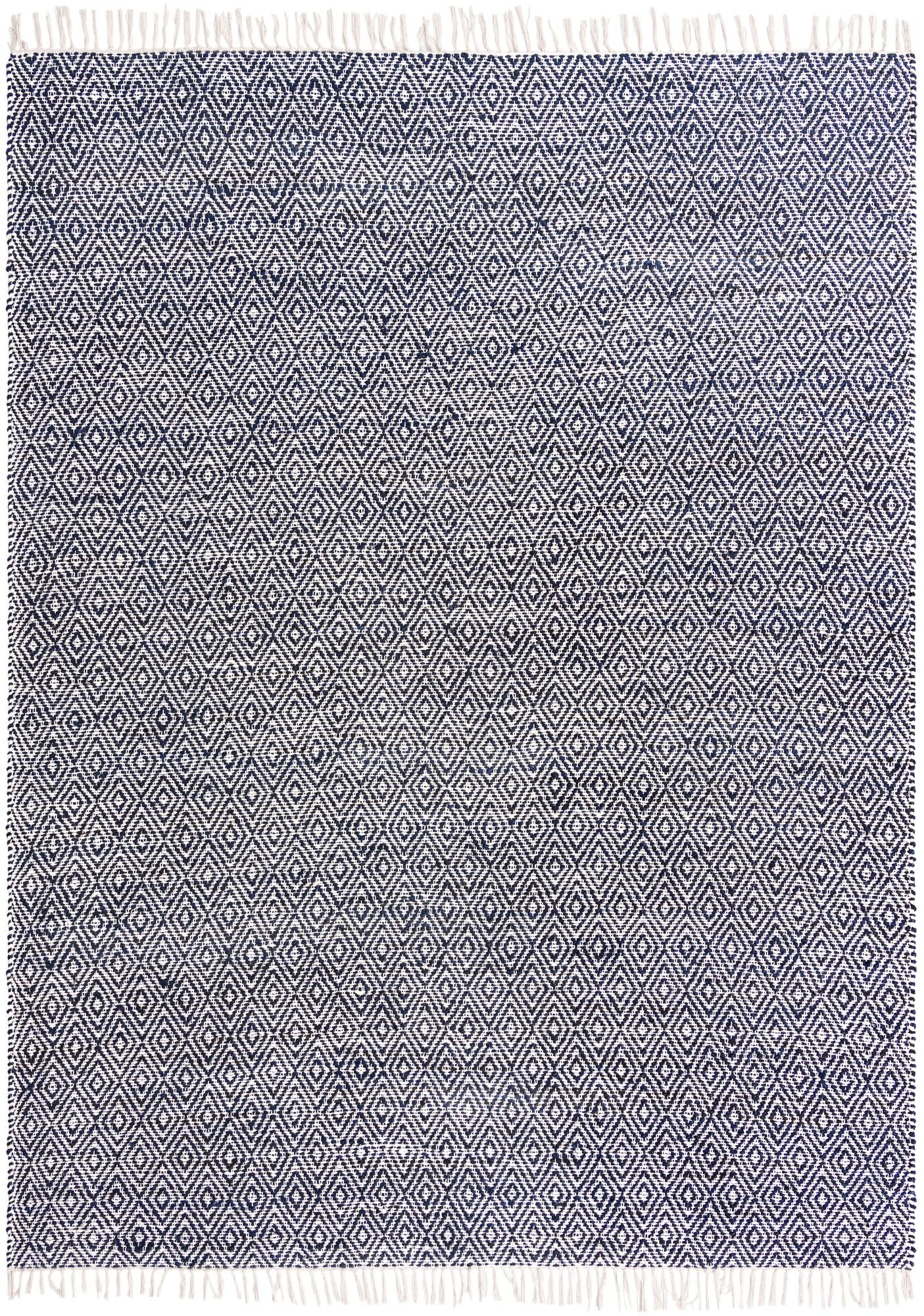 Rug White Navy Swatch link