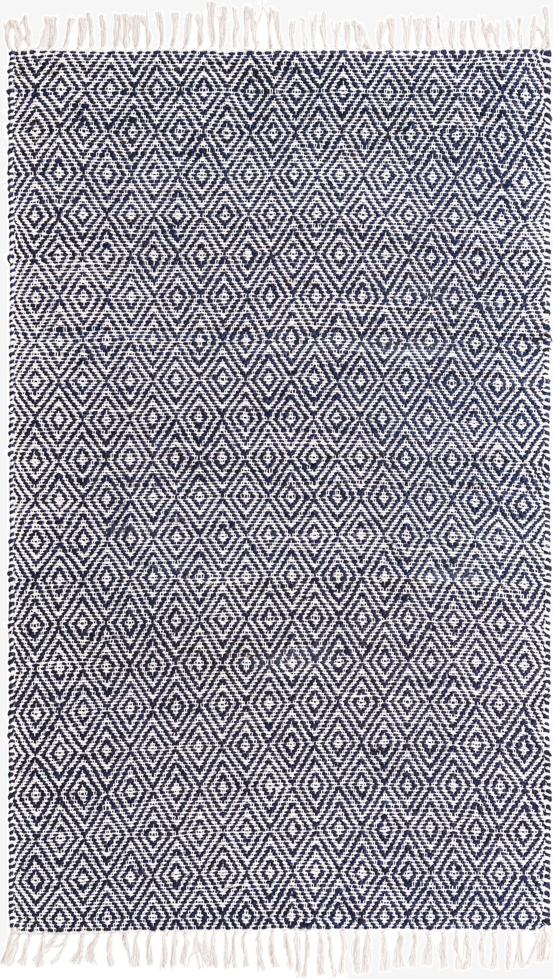  5' 1 x 8'  Hand Woven Braided Jute Rug