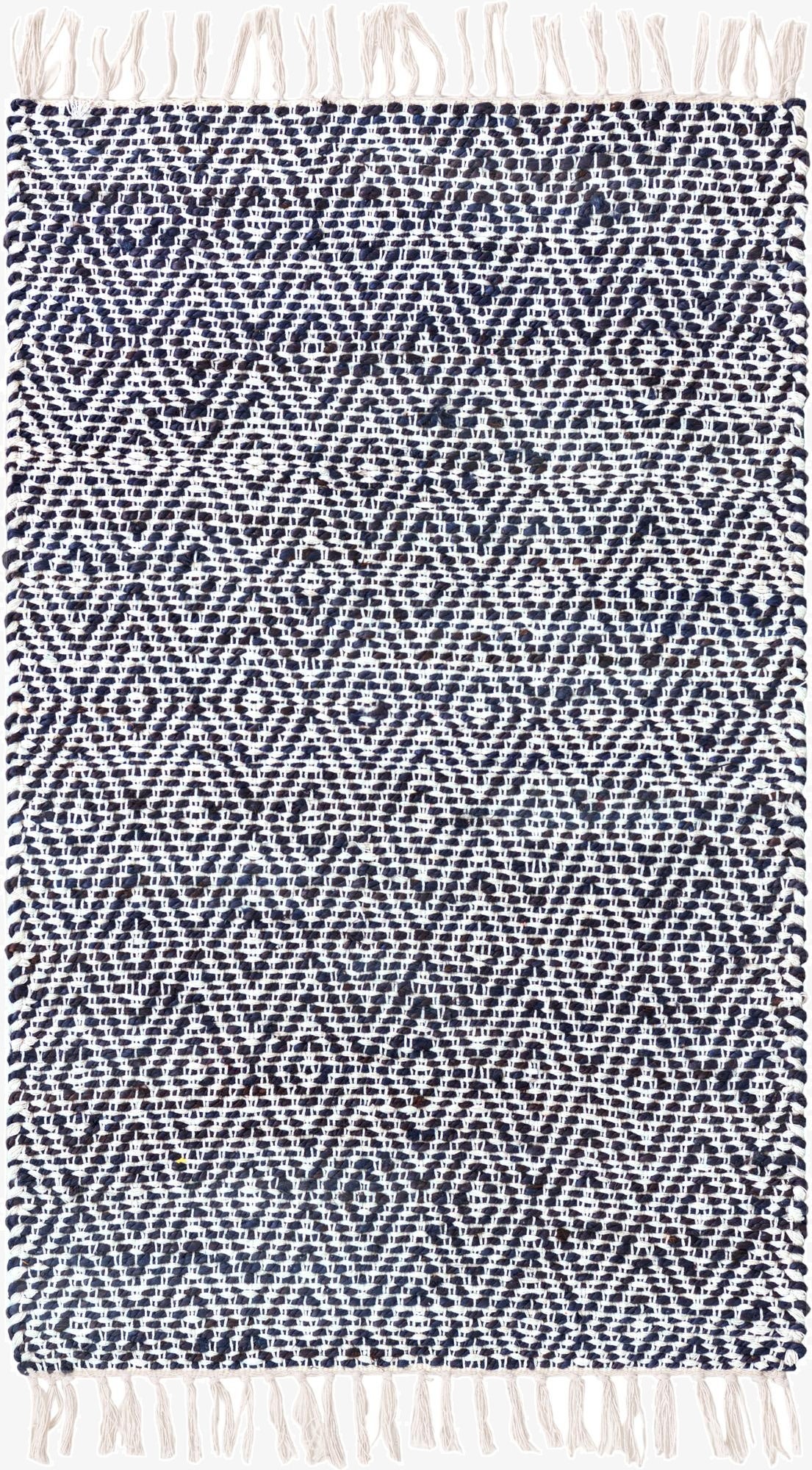  3' 1 x 5' 1  Hand Woven Braided Jute Rug