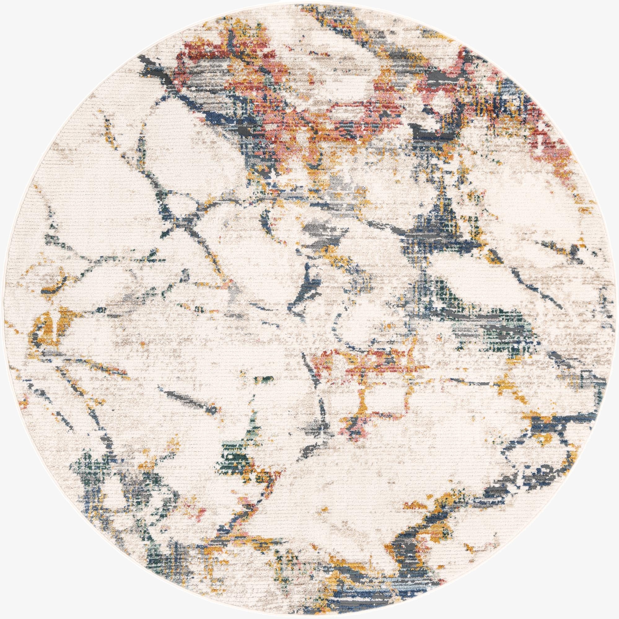  7' 3 x 7' 3 Gemstone Round Rug