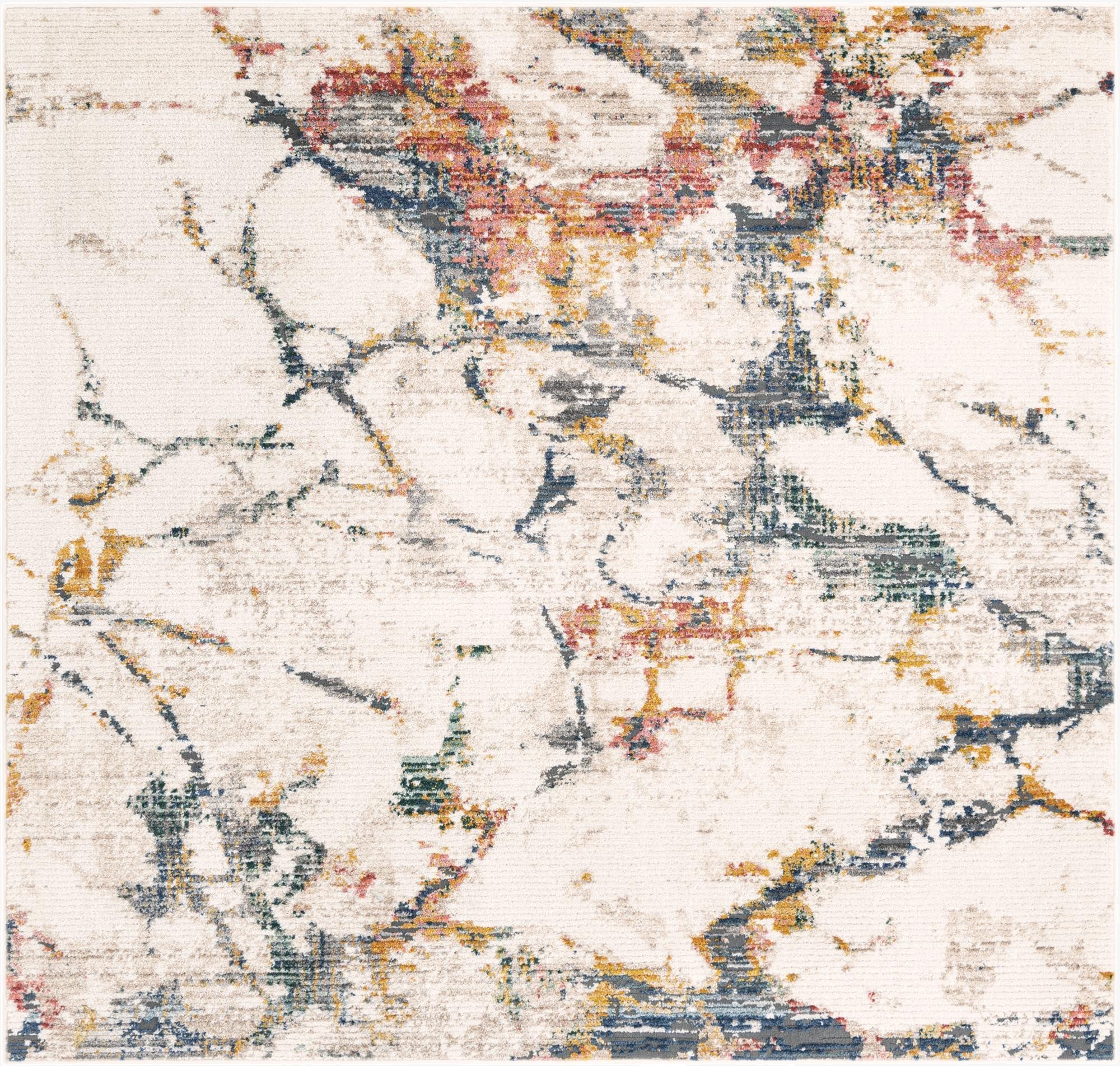  7' 3 x 7' 3 Gemstone Square Rug