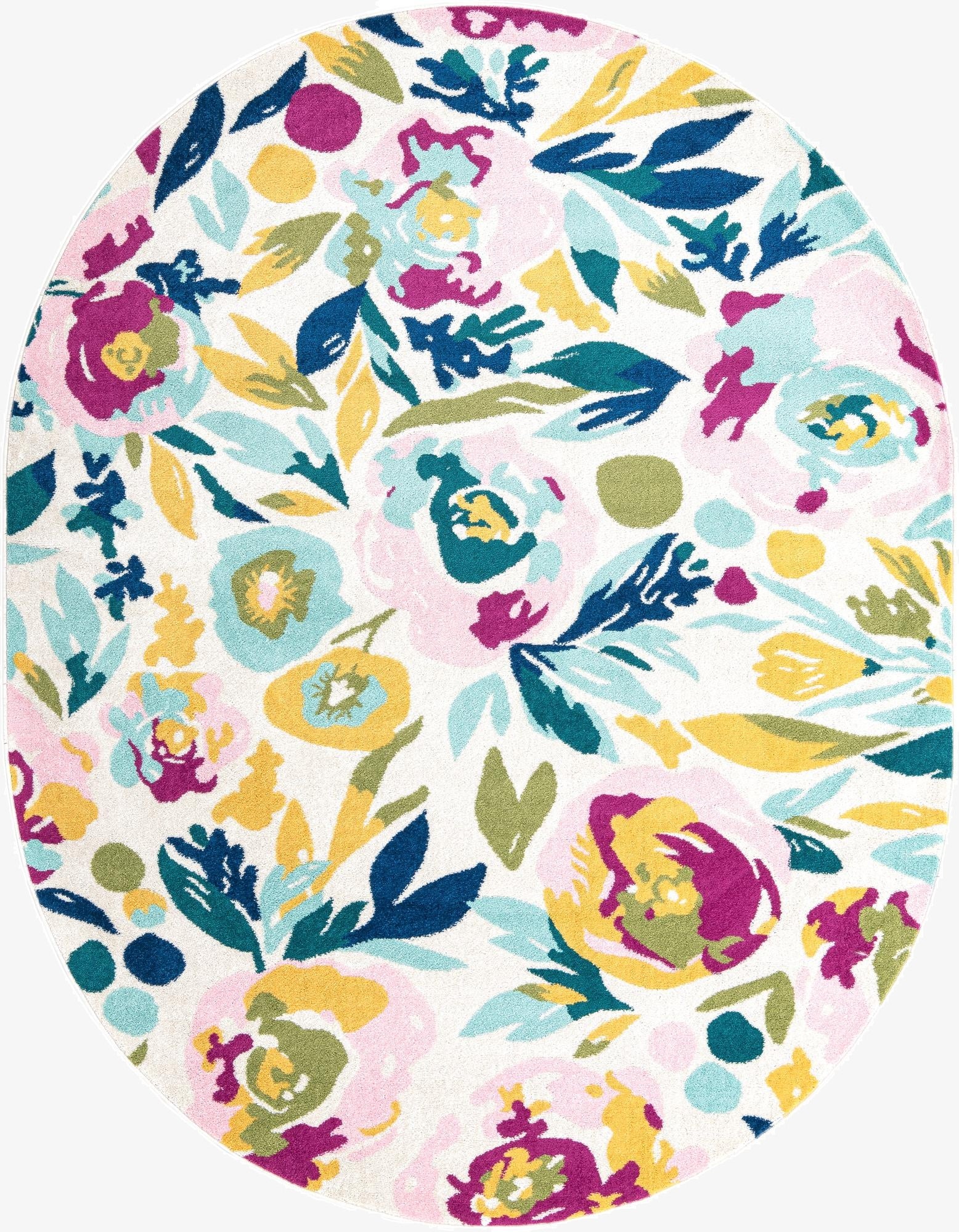  7' 10 x 10' Bloom Oval Rug