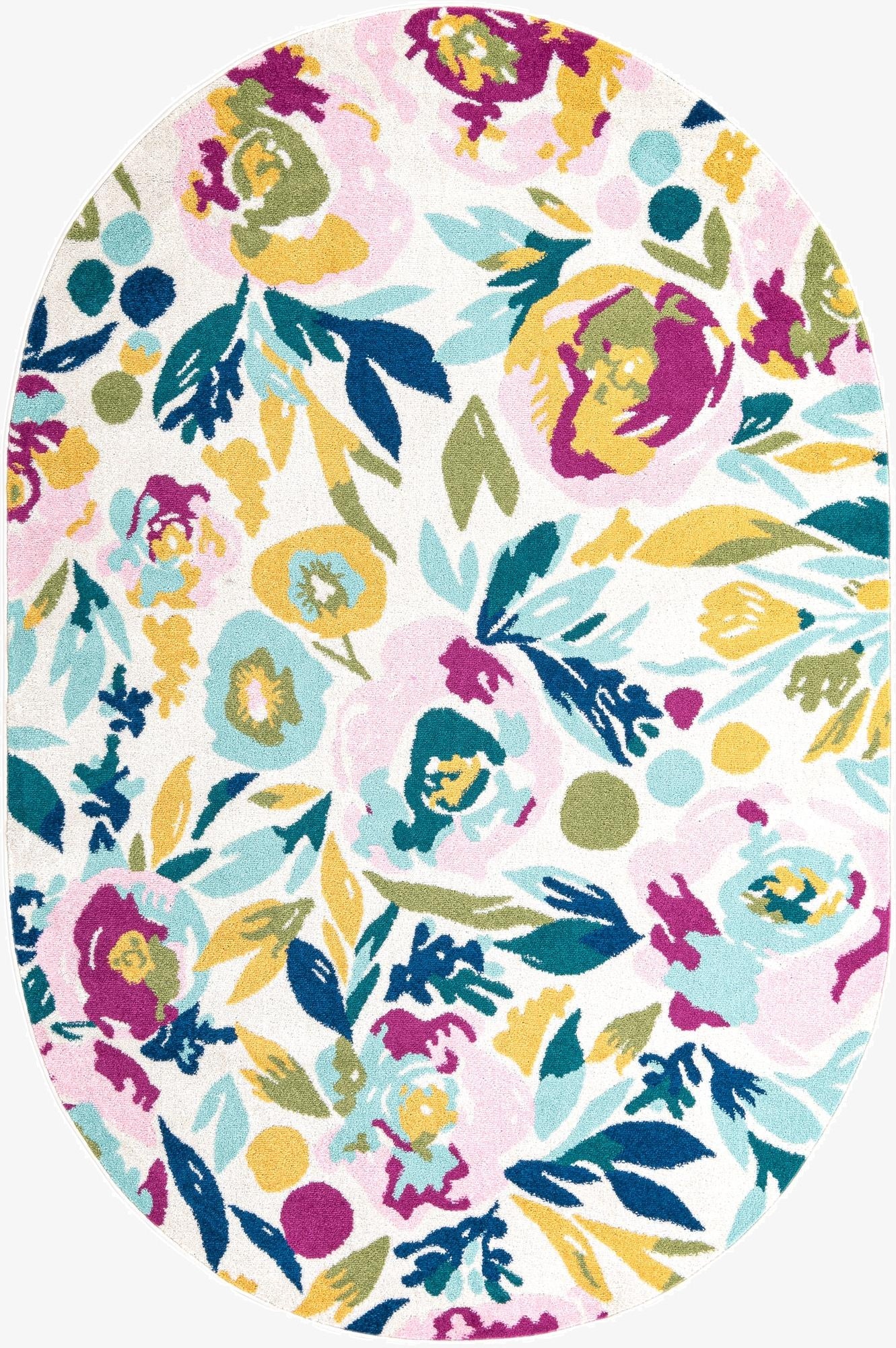  6' x 9' Bloom Oval Rug