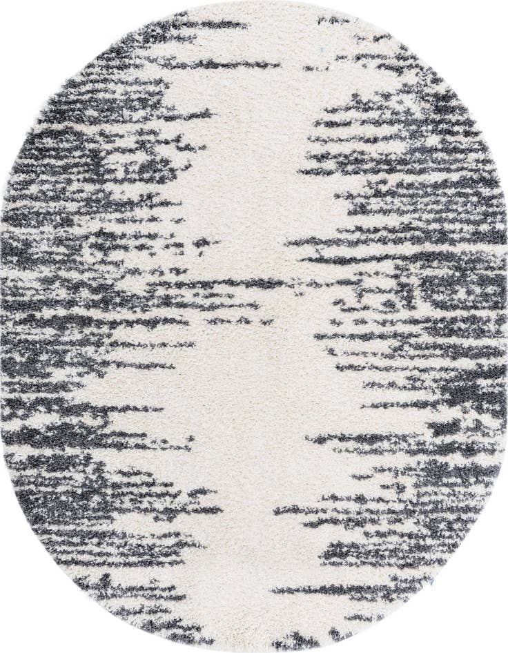 Detail image of  7' 10 x 10' Serenity Shag Oval Rug