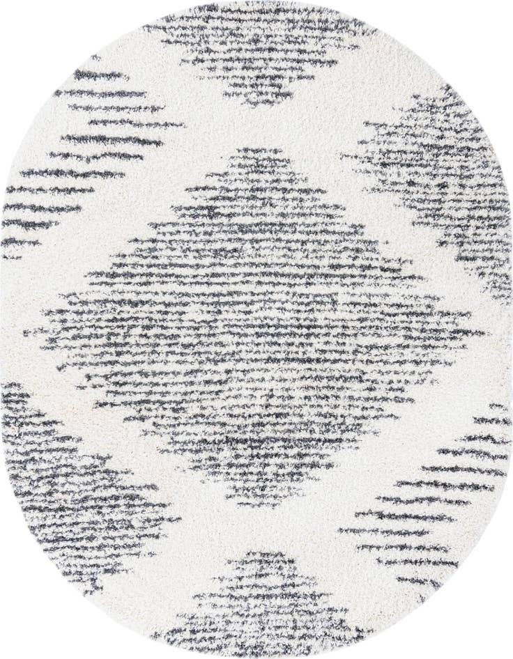 Detail image of  7' 10 x 10' Serenity Shag Oval Rug