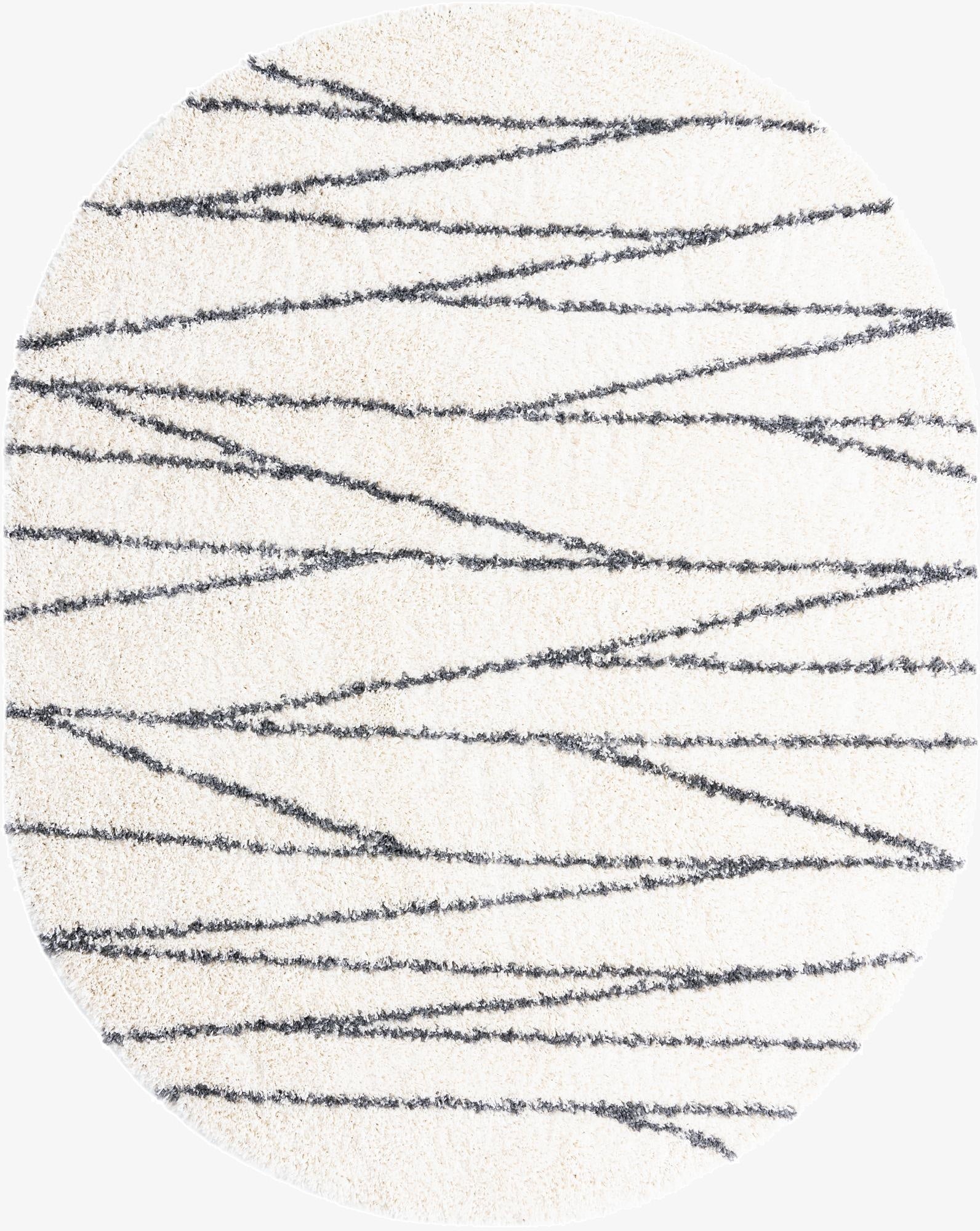  7' 10 x 10' Serenity Shag Oval Rug