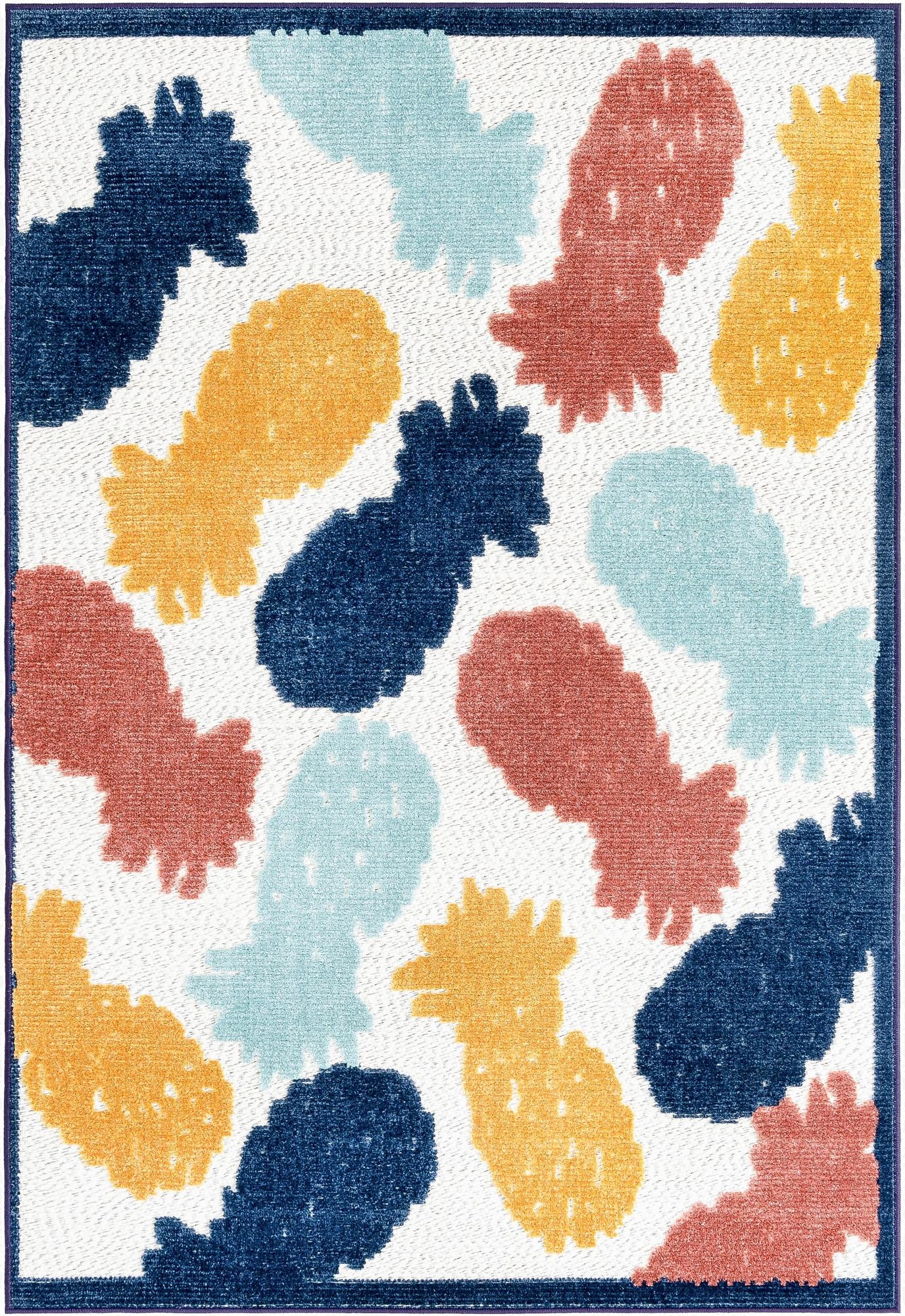  4' x 6'  Washable Belize Indoor / Outdoor Rug