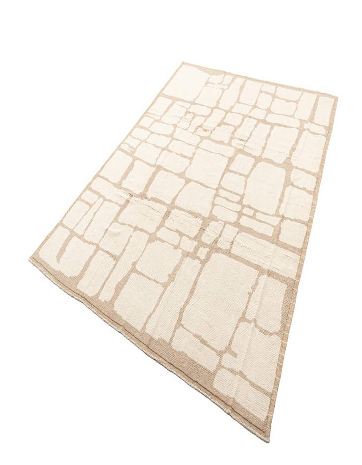 Detail image of  8' 11 x 11' 8  Hand Knotted Beni Marok Rug