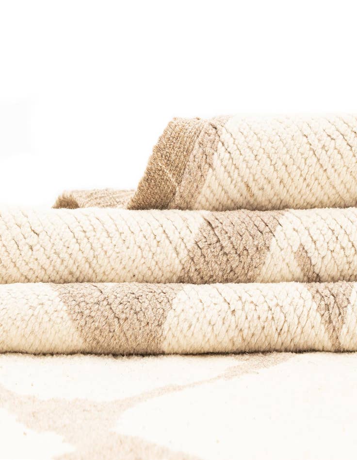 Detail image of  8' 11 x 11' 8  Hand Knotted Beni Marok Rug