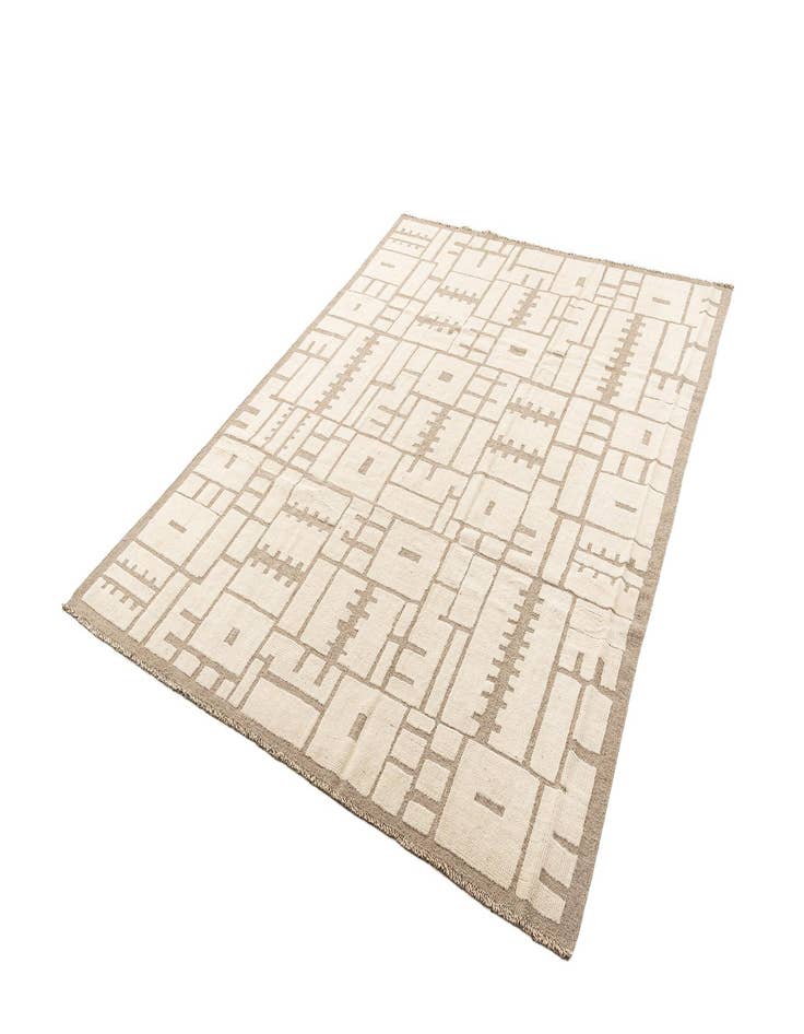 Detail image of  8' 4 x 10' 10  Hand Knotted Beni Marok Rug