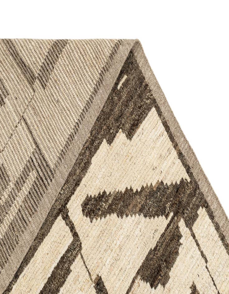 Detail image of  9' 2 x 12' 8  Hand Knotted Beni Marok Rug