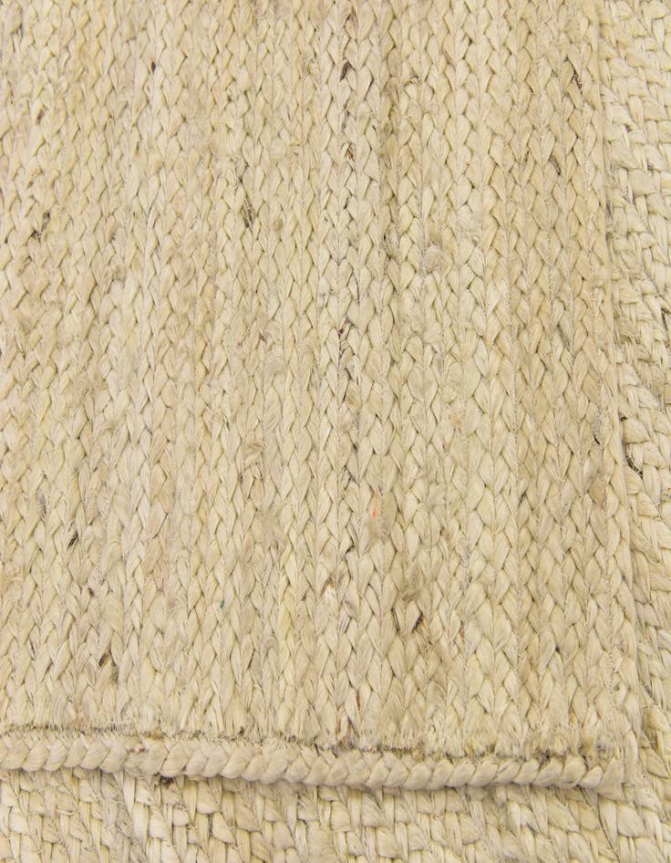 Detail image of  5' 1 x 8'  Hand Braided Jute Rug