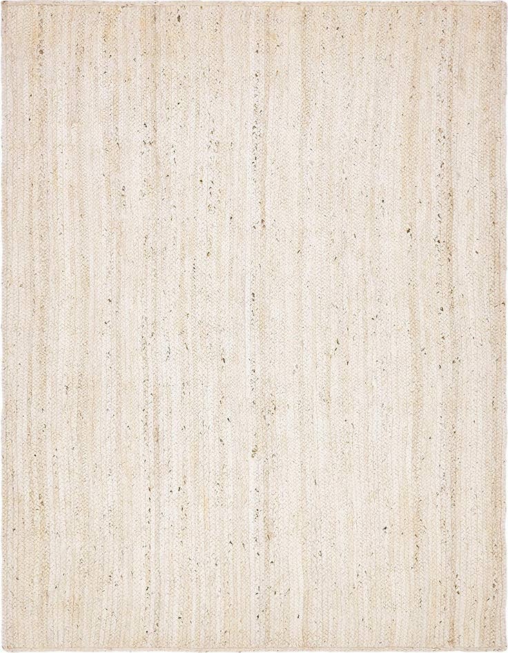 Detail image of 5' 1 x 8' Handmade Braided Jute Rug