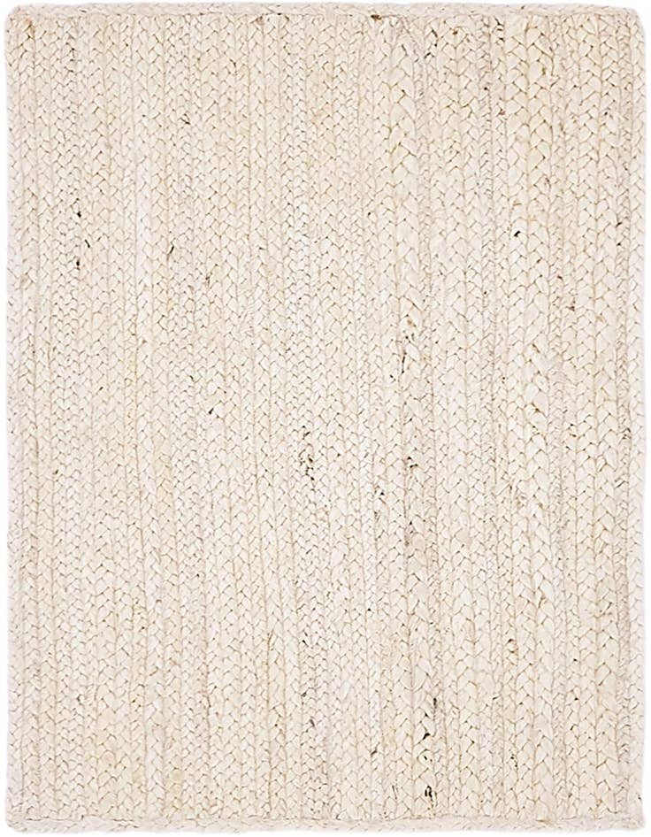 Detail image of  2' x 3' 1  Hand Braided Jute Rug
