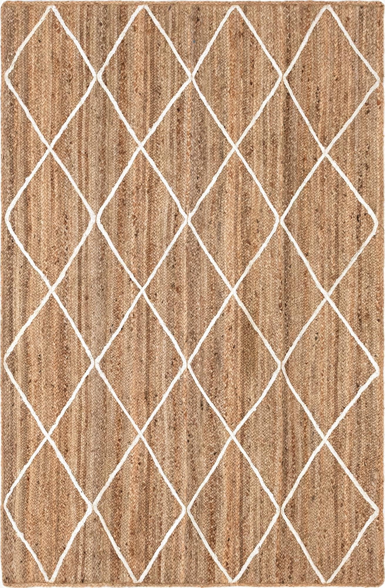  5' 1 x 8'  Hand Braided Jute Rug