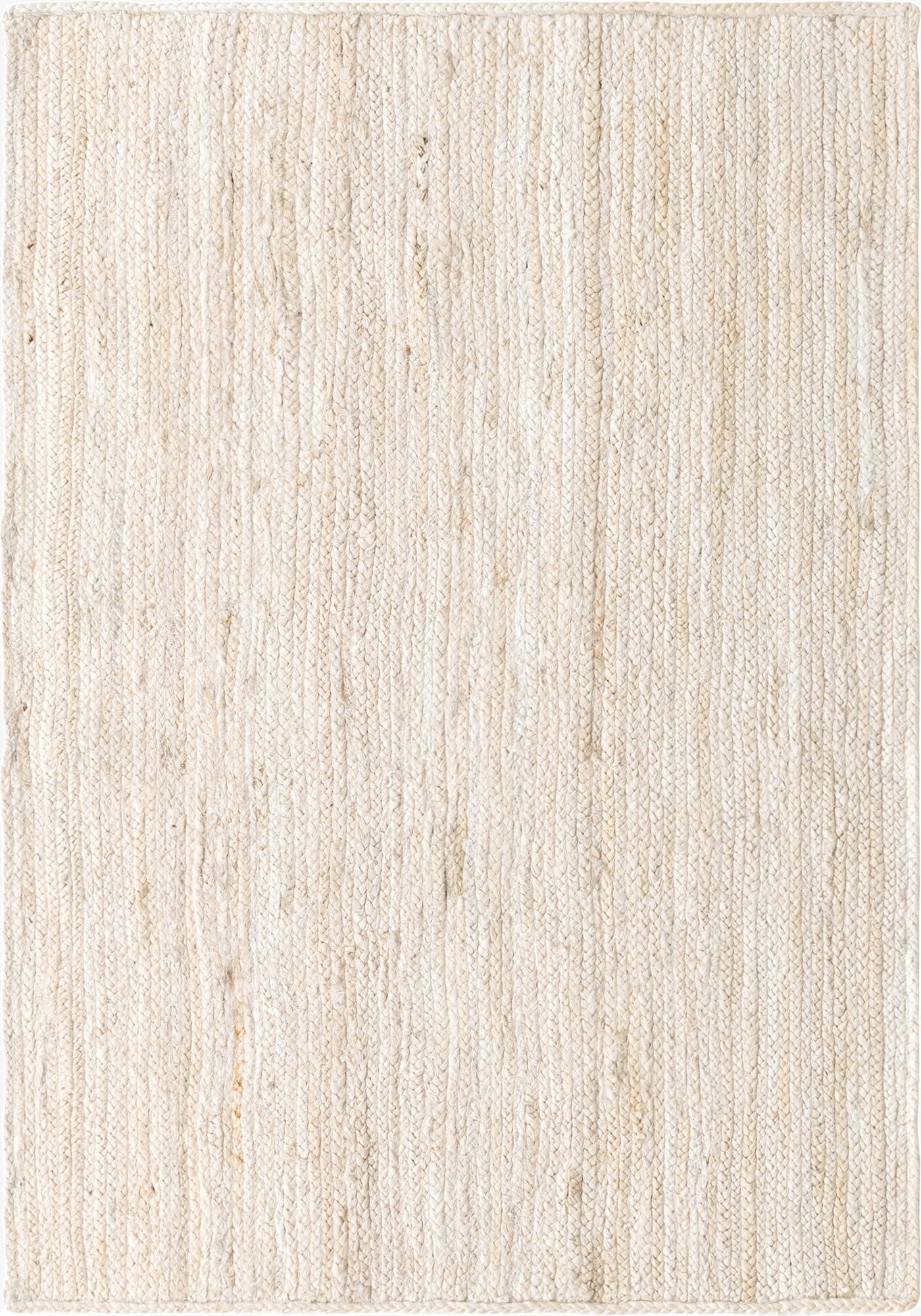  4' 1 x 6' 1  Hand Braided Jute Rug