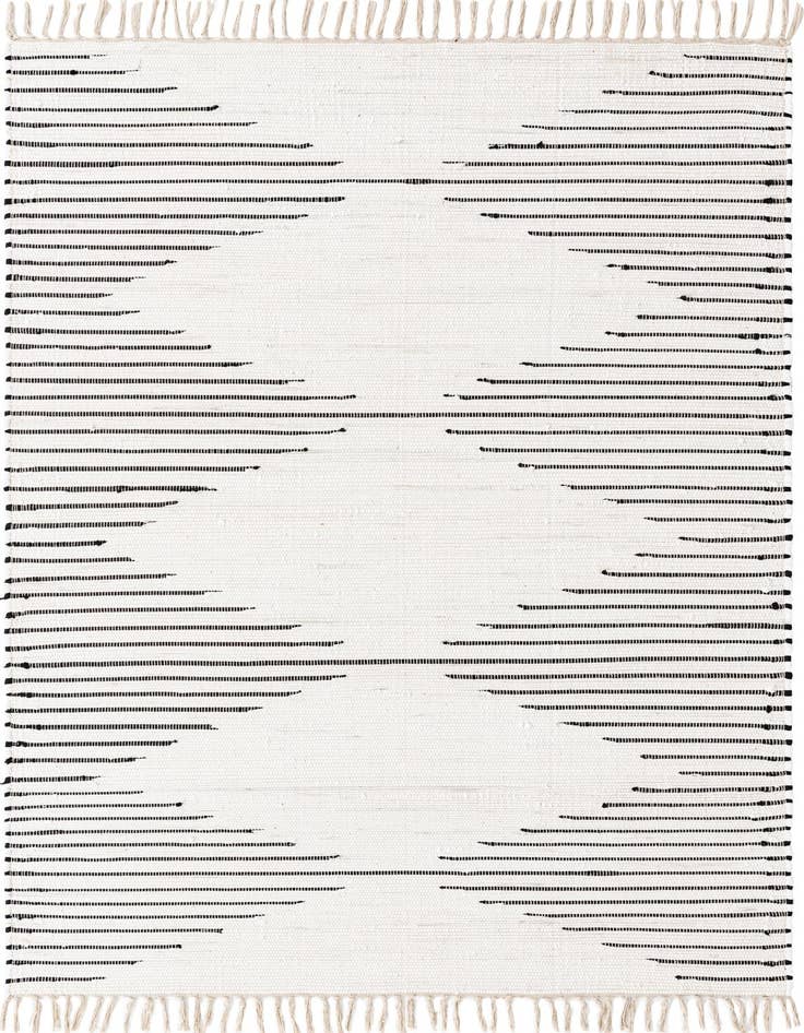 Detail image of  5' 1 x 8'  Hand Woven Chindi Cotton Rug