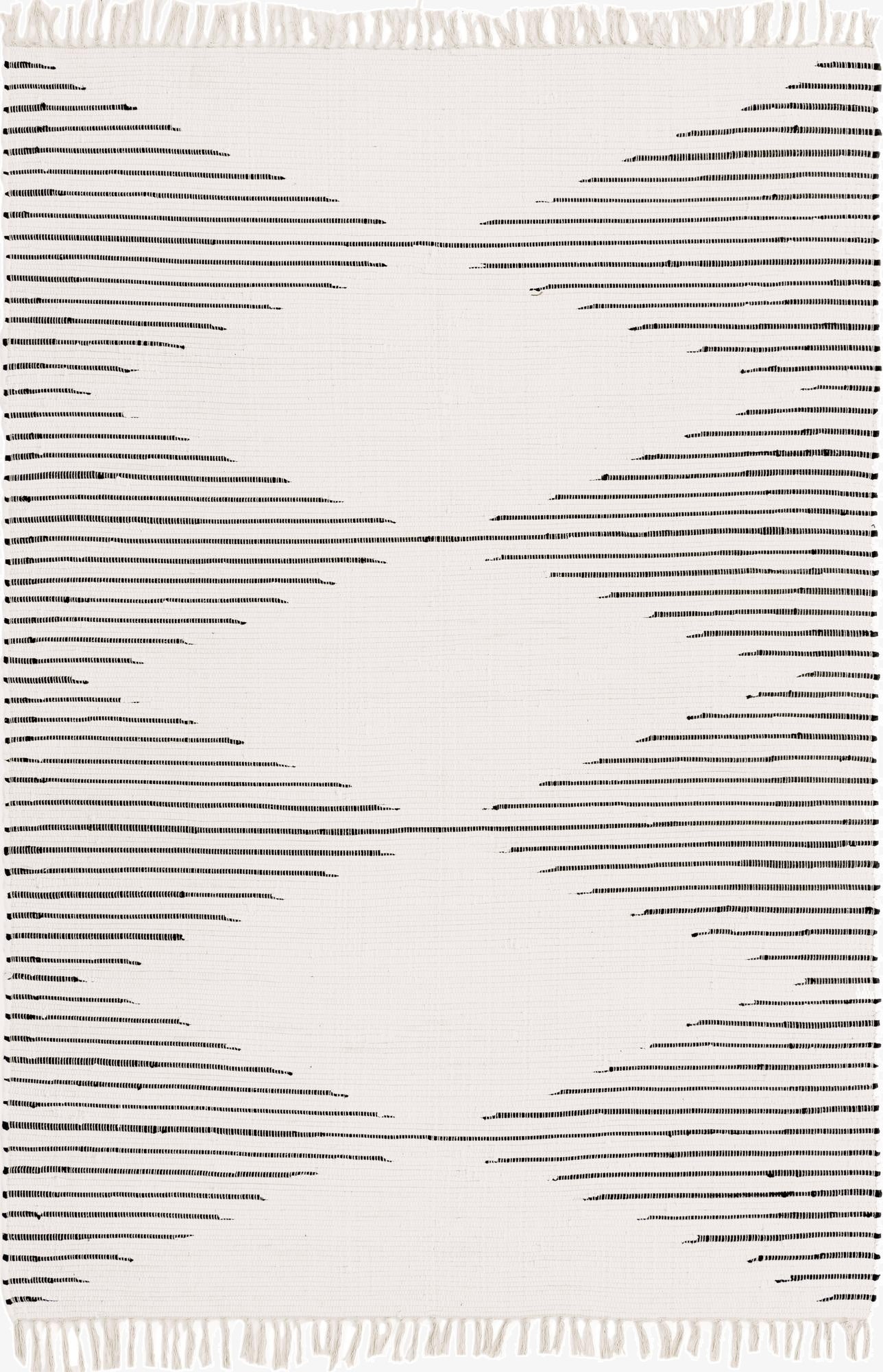  6' 1 x 9'  Hand Woven Chindi Cotton Rug