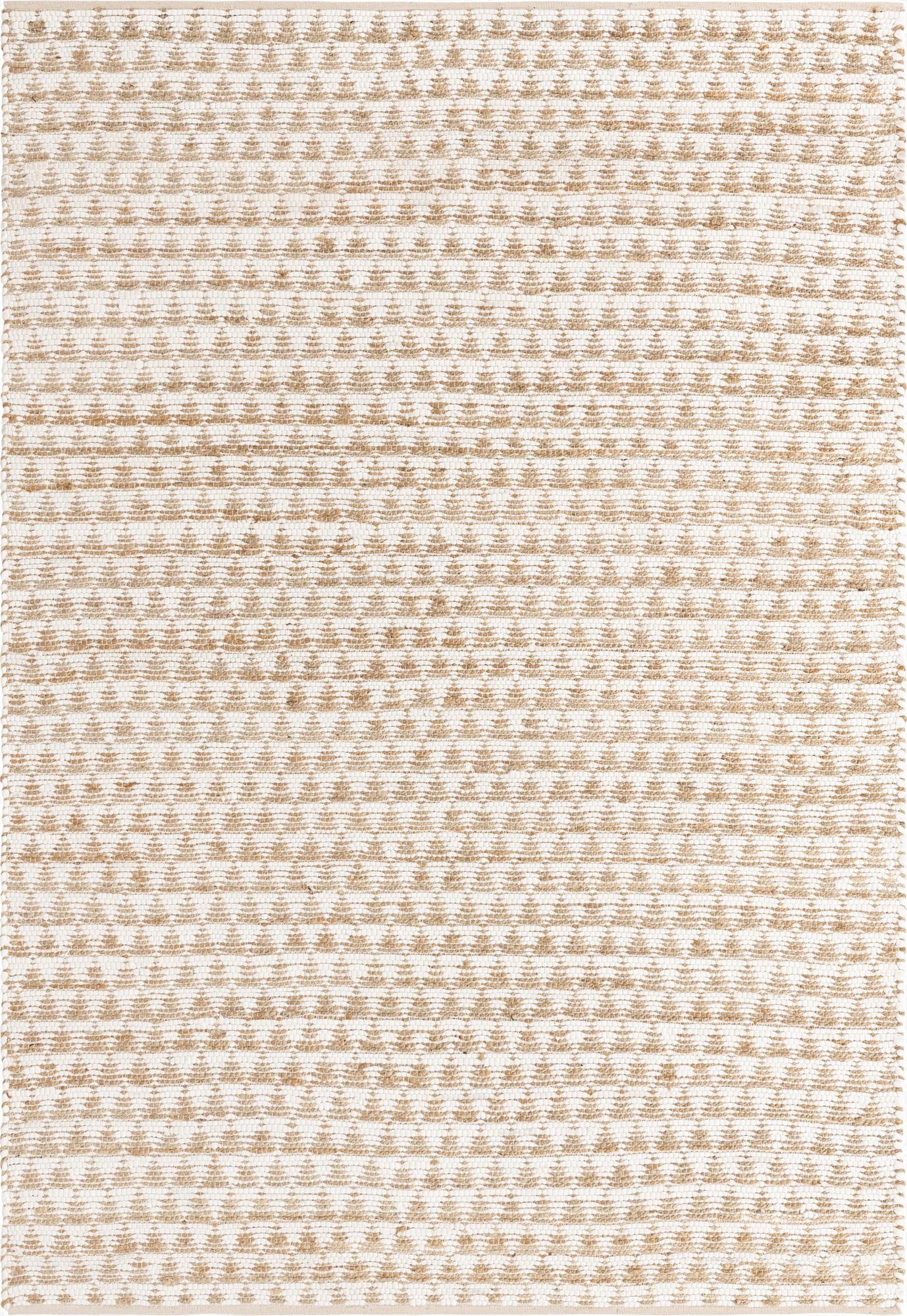  7' 1 x 10'  Hand Woven Chindi Jute Rug