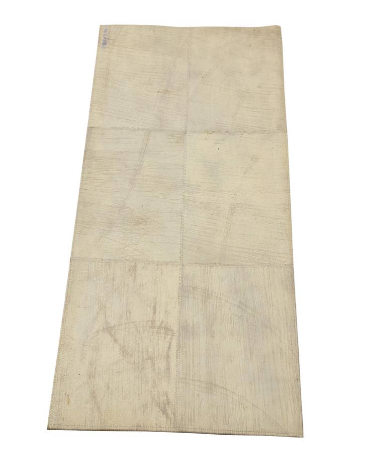 Detail image of  2' 1 x 3' Cowhide Leather Rug