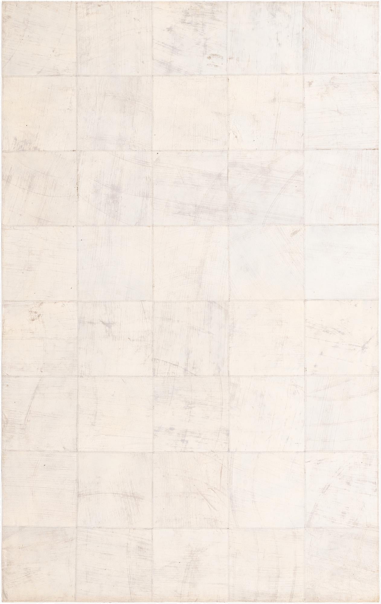  5' x 8' 2 Cowhide Leather Rug