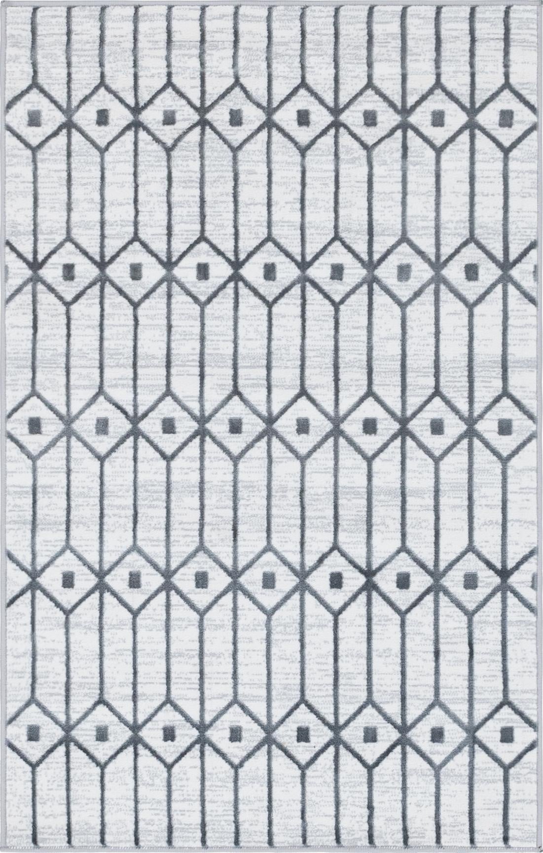  3' 3 x 5' 3 Lattice Trellis Rug