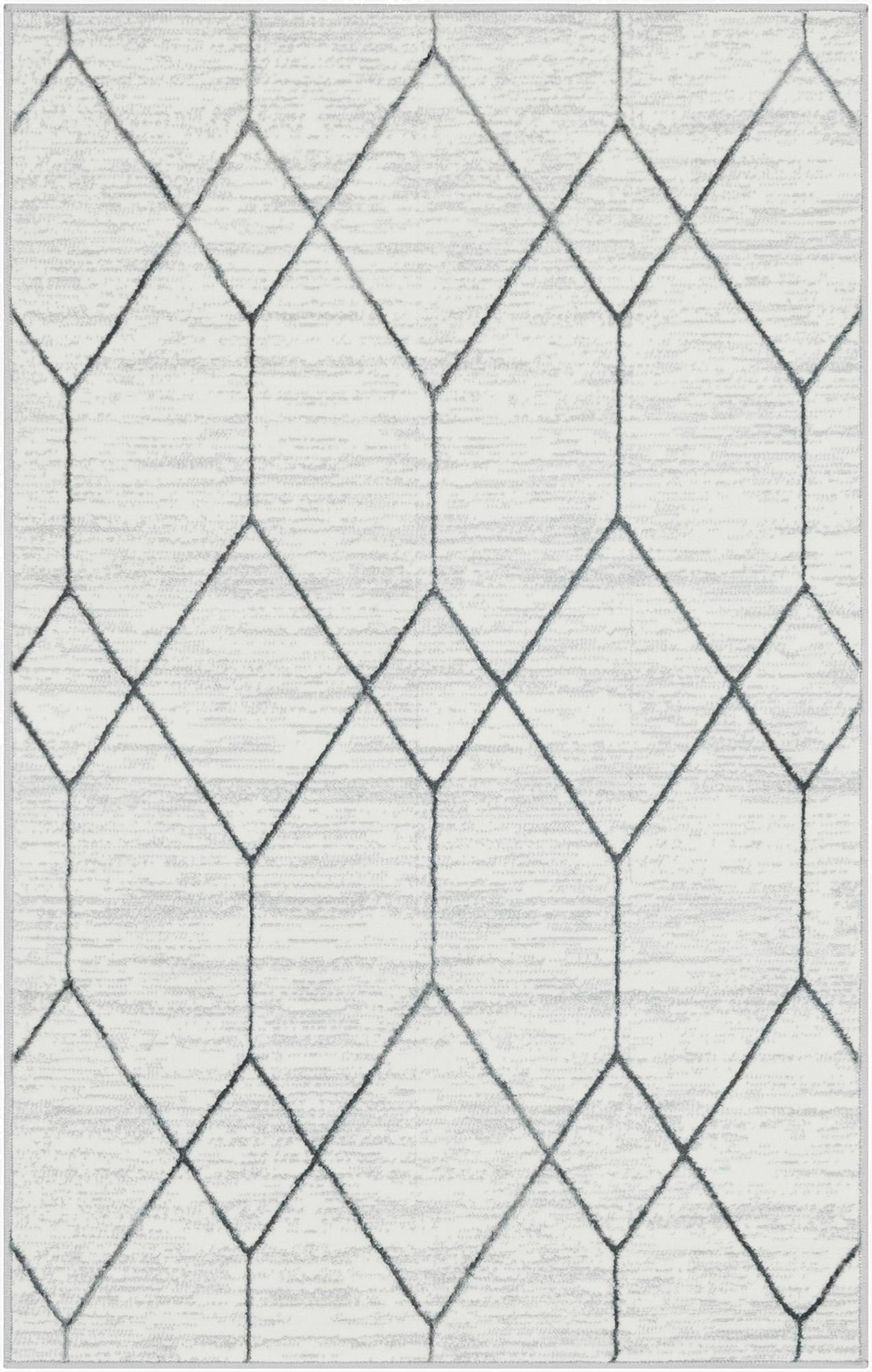  3' 3 x 5' 3 Lattice Trellis Rug