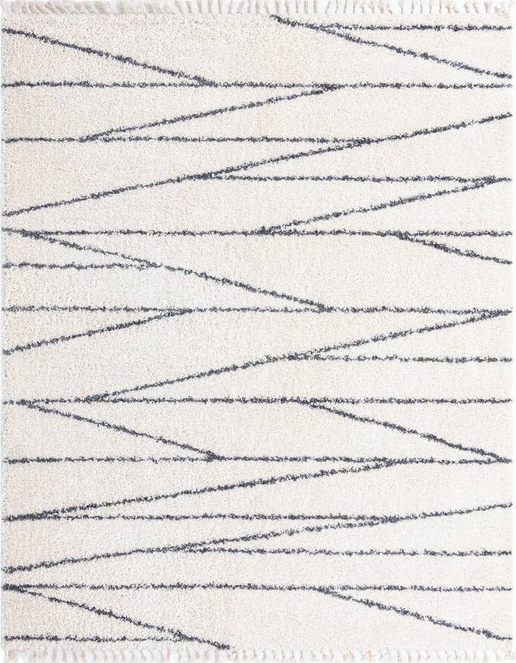 Detail image of  9' x 12' Serenity Shag Rug