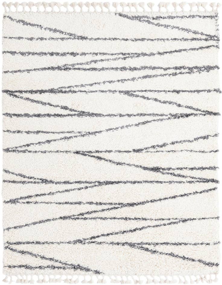 Detail image of  5' 3 x 8' Serenity Shag Rug