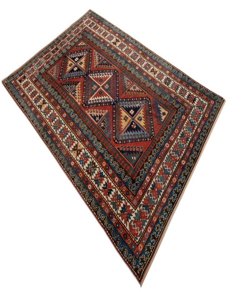 Detail image of  5' 6 x 7' 9 Shulaver Kazak Rug