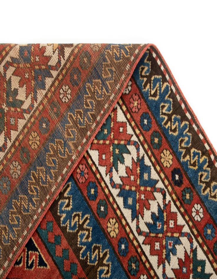 Detail image of  5' 6 x 7' 9 Shulaver Kazak Rug