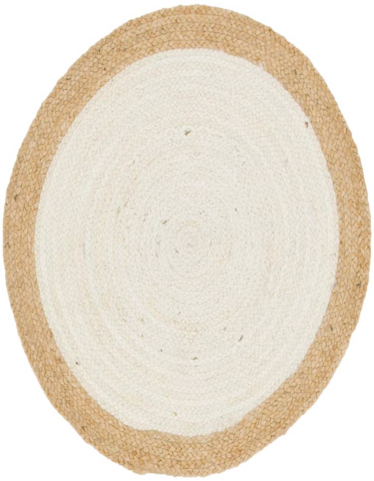 Detail image of  3' 3 x 3' 3  Hand Braided Jute Round Rug