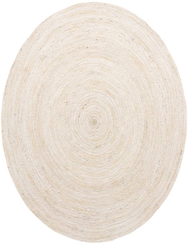 Detail image of  8' x 8'  Hand Braided Jute Round Rug