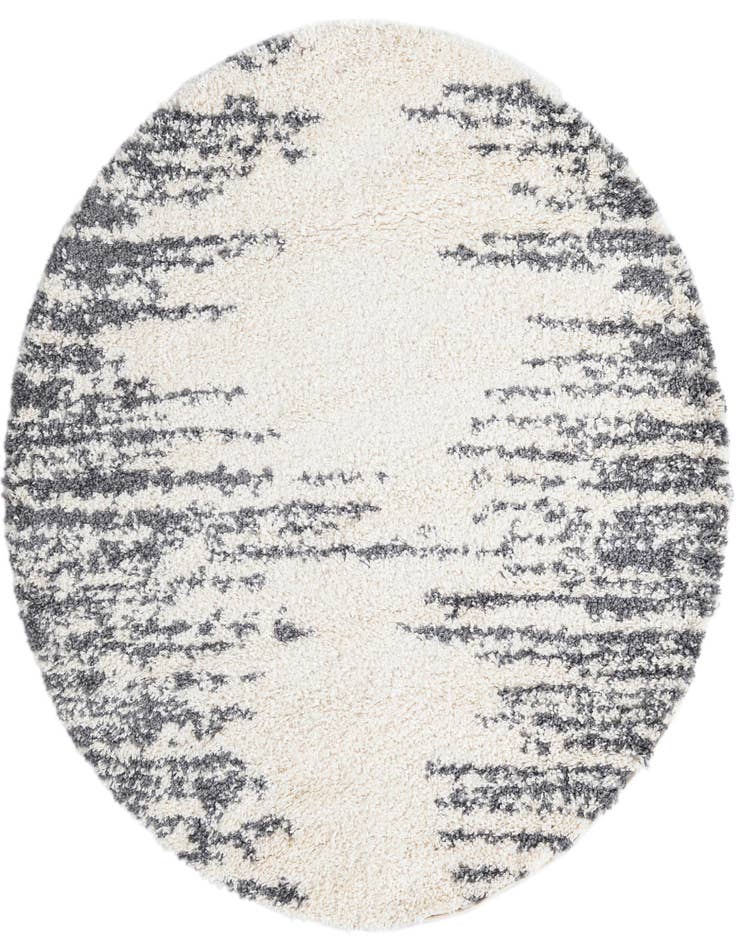 Detail image of  5' 3 x 5' 3 Serenity Shag Round Rug