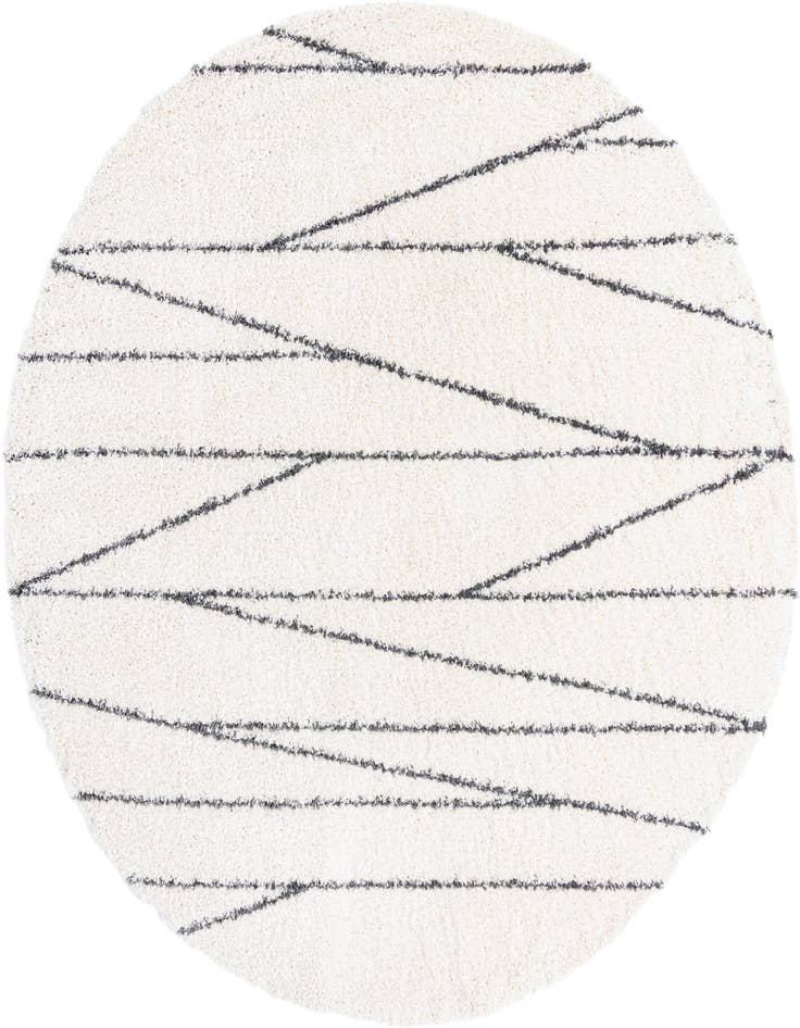 Detail image of  10' x 10' Serenity Shag Round Rug