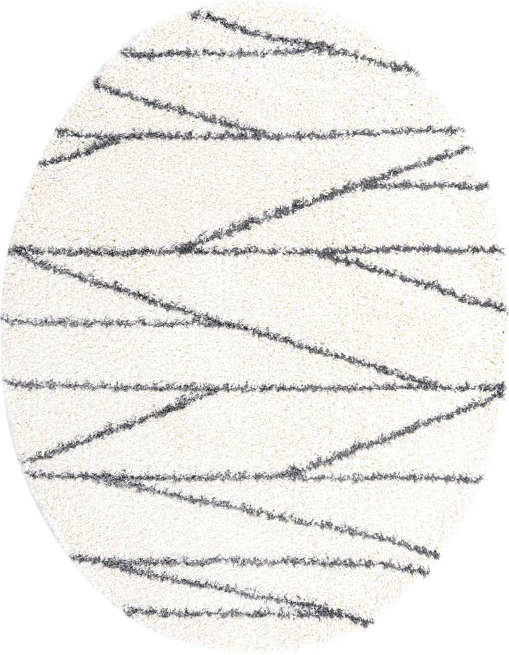 Detail image of  7' x 7' Serenity Shag Round Rug